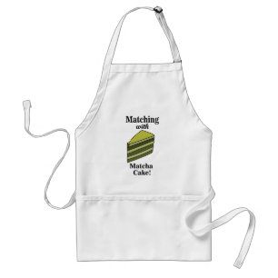 Avental Bolo Verde Matcha Engraçado