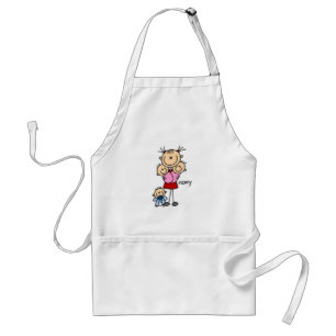 Avental Boneca de Palito Babá
