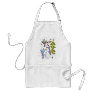 Avental Boneco de neve