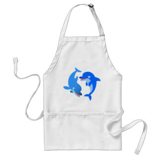 Avental Bonita Brincadeira Golfinhos Apron