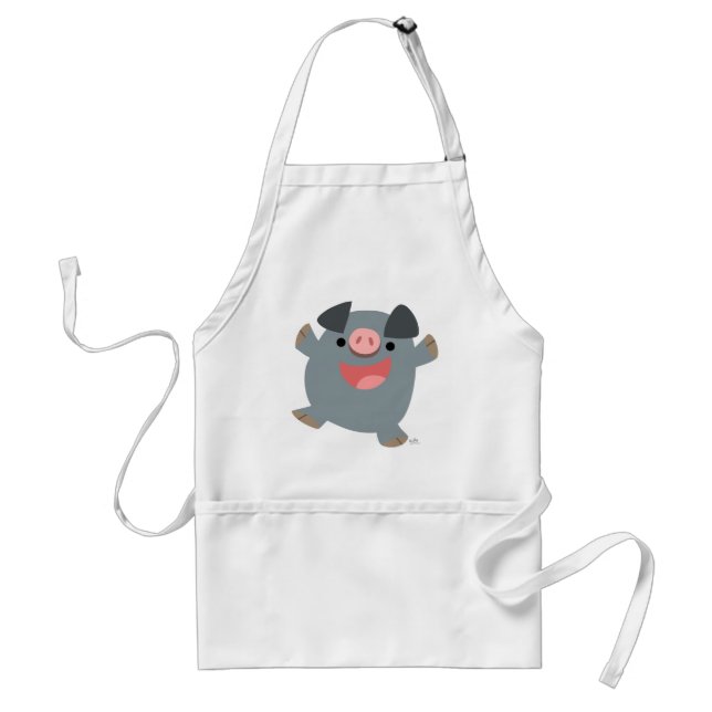 Avental Bonito Bouncy Pig Apron (Frente)