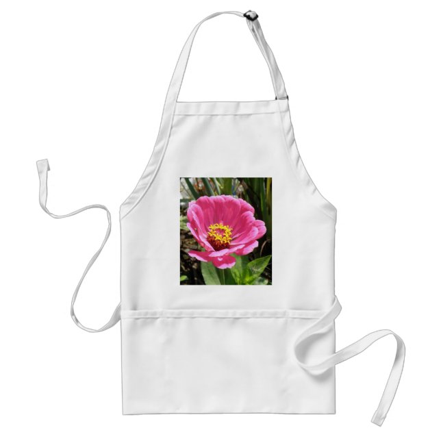 Avental Bonito Rosa Zinnia Apron (Frente)