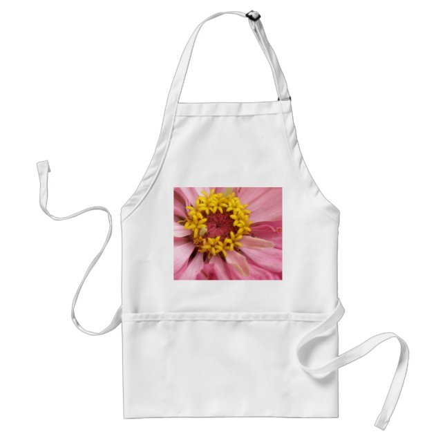 Avental Bonito Rosa Zinnia Apron (Frente)