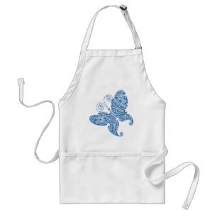 Avental Borboleta Azul Apron