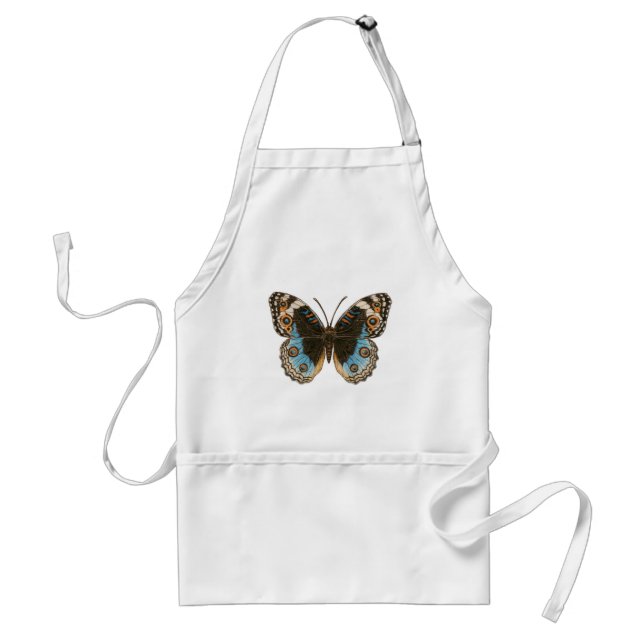 Avental Borboleta Azul Pansy (Frente)