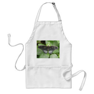 Avental Borboleta Tropical bonito e Flores Apron