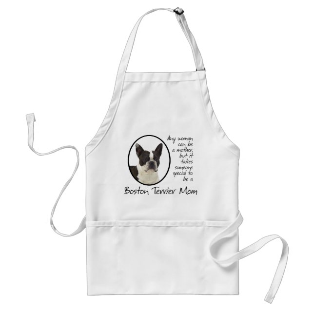 Avental Boston Terrier Mãe Apron (Frente)