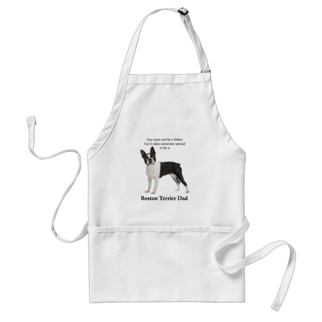 Avental Boston Terrier Pai Apron (Frente)