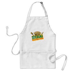 Avental Braai é uma coisa Saffa - Presente de CHURRASCO su