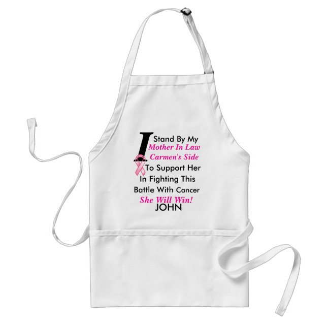 Avental breast_cancer_awareness_lg, ganhará! , JOHN… (Frente)