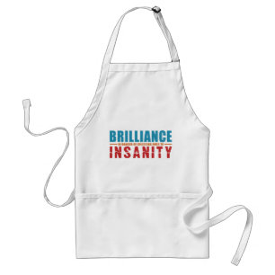 avental BRILLIANCE VS INSANITY - escolha estilo, c