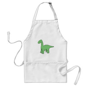 Avental Brontosaurus verde bonito