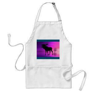 Avental Bull Moose Silhouette