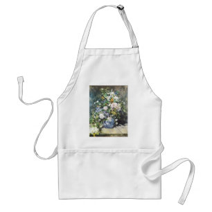Avental Buquê de Primavera de Pierre Renoir, Flores Vintag