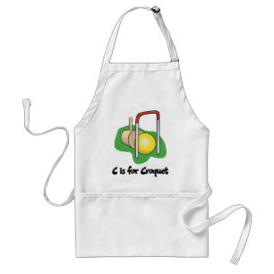 Avental C é para o Croquet