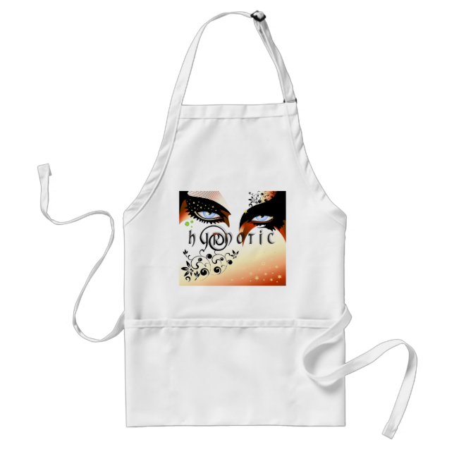 Avental Cabeça de Olhos Hipnóticos Azuis (Frente)