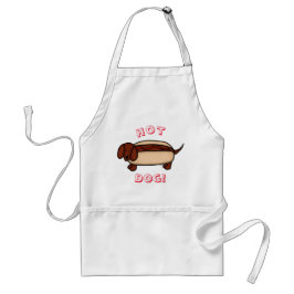 Avental Cachshund Hot Dog Apron