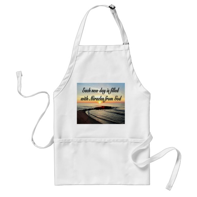 AVENTAL CADA DIA SÃO MILAGRES DE DEUS (Frente)