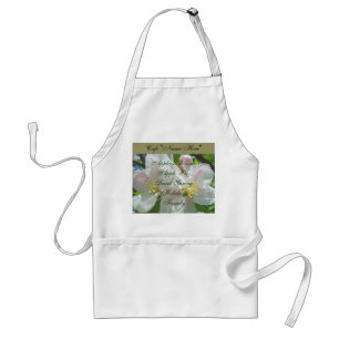 Avental Cafe aprons Apple Blossoms Apple Pie Sweet Spring