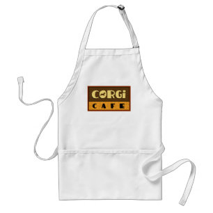 Avental Café Corgi