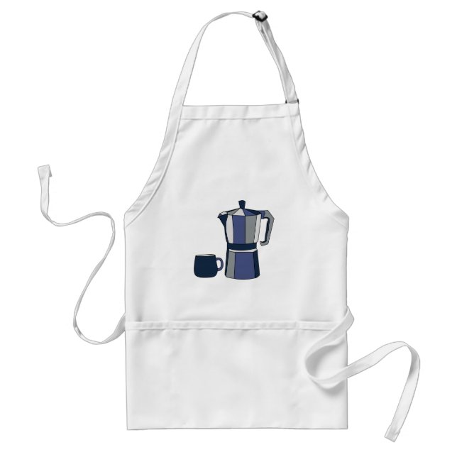 Avental Cafeteira Caneca de Café (Frente)