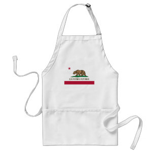 Avental California Flag Adult Apron