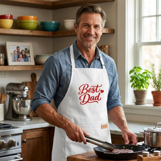 Avental Camiseta de Presente Melhor Pai de Todos os Tempos