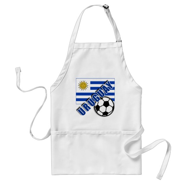 Avental Camiseta do fã de futebol do mundo de URUGUAI (Frente)