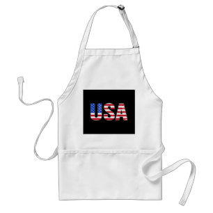 Avental Camiseta EUA Bandeira Americana Patriótica Homens