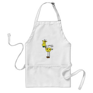 Avental Camisetas e Presentes de Girafa em Figuras Simples