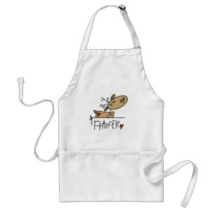Avental Camisetas e Presentes de Natal do Prancer Reindeer