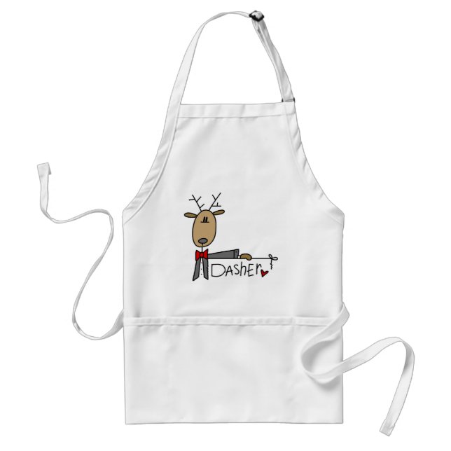 Avental Camisetas e Presentes de Natal do Renas Dasher (Frente)