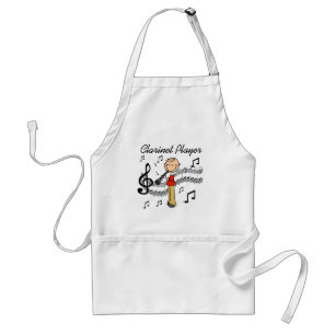 Avental Camisetas e Presentes para Tocador de Clarinete em