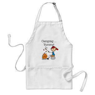Avental Camping é Camisetas e Presentes Yummy