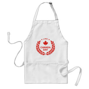 Avental Canadá Day Wreath Apron