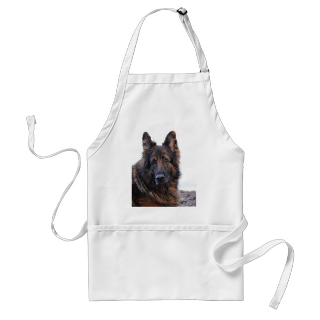 Avental Cão de german shepherd customizável (Frente)