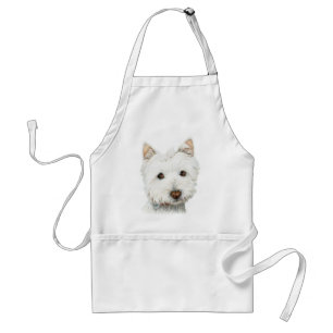 Avental Cão de Terrier branco de montanhas ocidentais