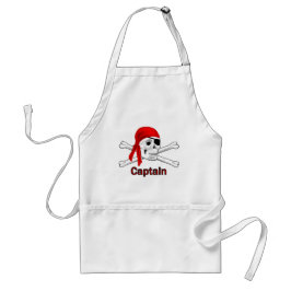 Avental Capitão Skull e Bones Apron Pirata