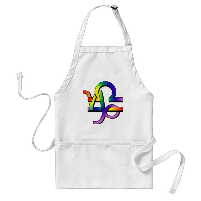 Avental Capricórnio & Libra de GLBT (Frente)