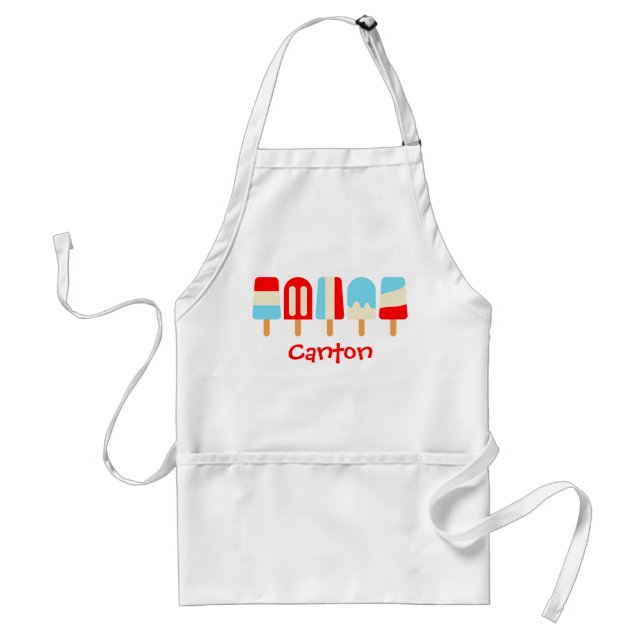 Avental Cápsulas com risca Personalizadas Apron (Frente)