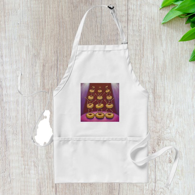 Avental Caracteres de Noz Esbranquiçada de Dança rosquinha (Criador carregado)