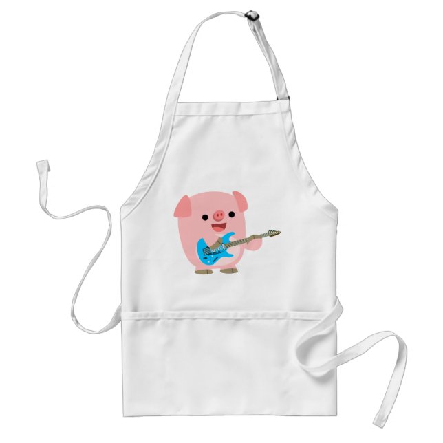 Avental Caricatura Bichada Pig Apron (Frente)
