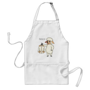 Avental Carneiro bonito com cartografia de jaqueta