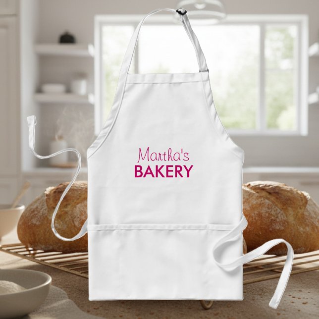 Avental Cartão de identidade personalizado para mulheres (bakery apron)