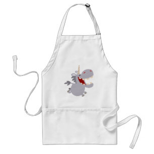 Avental Cartoon de dentes bonitos Unicorn Apron