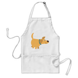 Avental Cartoon Gelado Amarelo Labrador Apron
