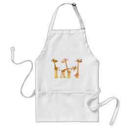 Avental Cartoon Girafas: O Herde Apron