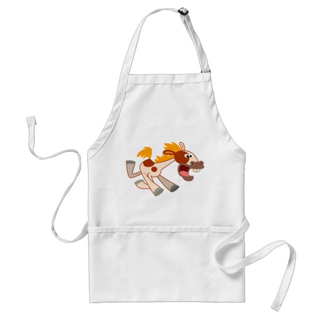 Avental Cartoon Livremente Pinto Horse Apron (Frente)