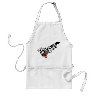 Avental Cartoon Zebra Apron, um canto