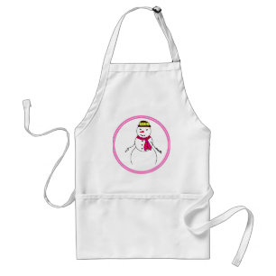 Avental Cartum Snowman Little Flirty Swetheart